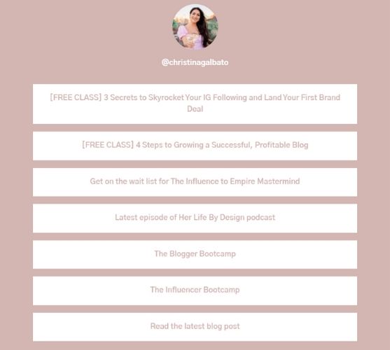 Christina Galbato's Online Courses