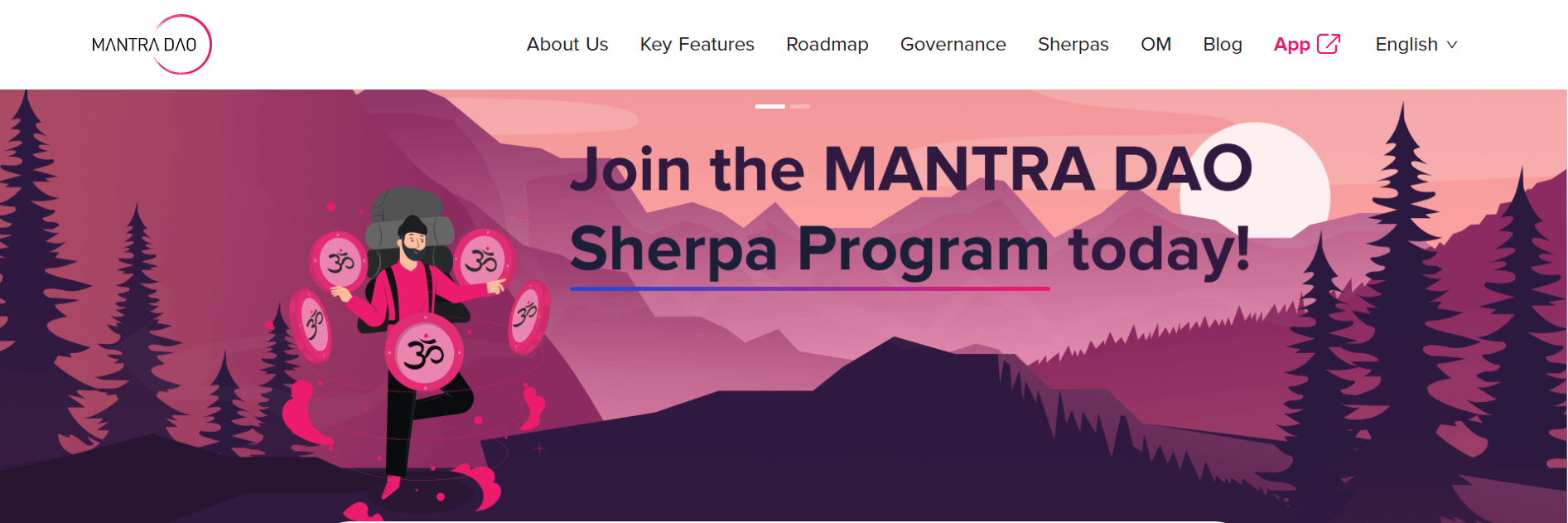 6222bd42e3d14f53f6ed5d3b Mantra dao homepage