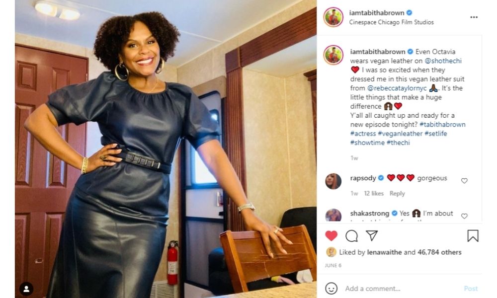 Instagram Post of Tabitha Brown 