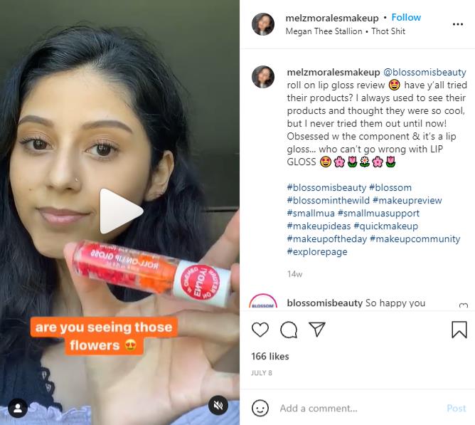 Blossom-beauty-brand-ambasssador-reel