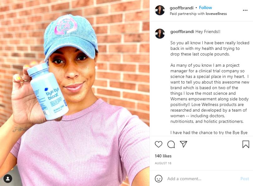 6222bd42e3d14f8602ed5e8e Love wellness brand ambassador