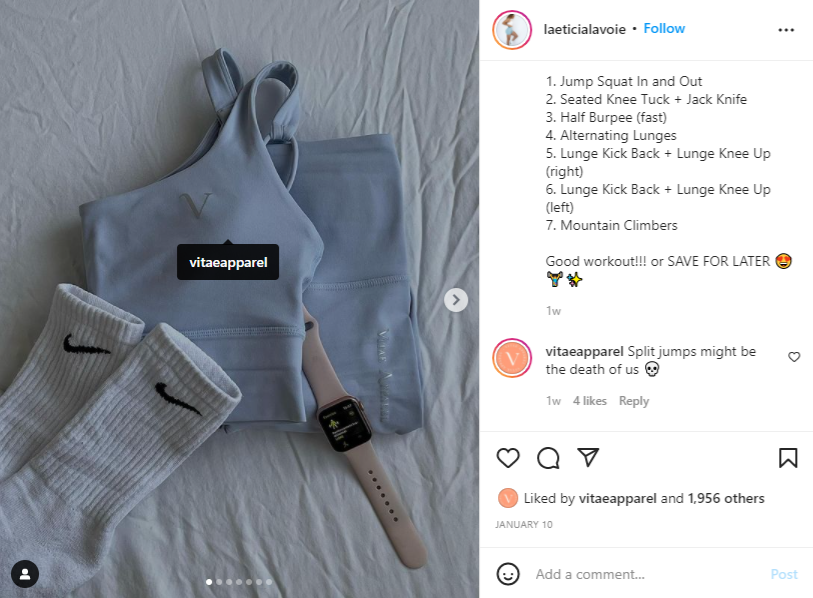 6222bd42e3d14fa4dfed5ec1 Vitae apparel influencer partnership