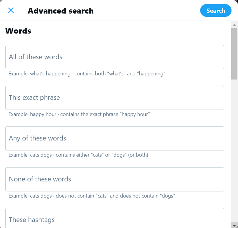 6222bd42e3d14fc986ed5df1 twitter advanced search