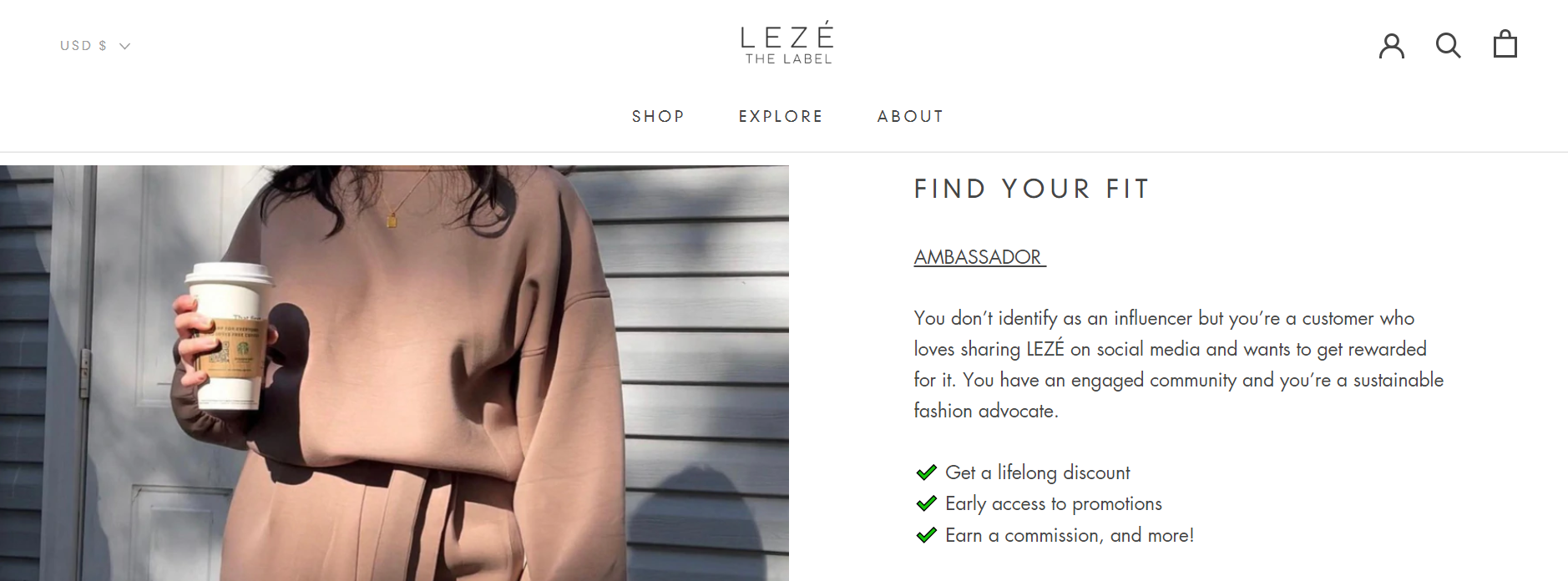 627c2c3480692287e049a6f9 leze the label ambassador landing page